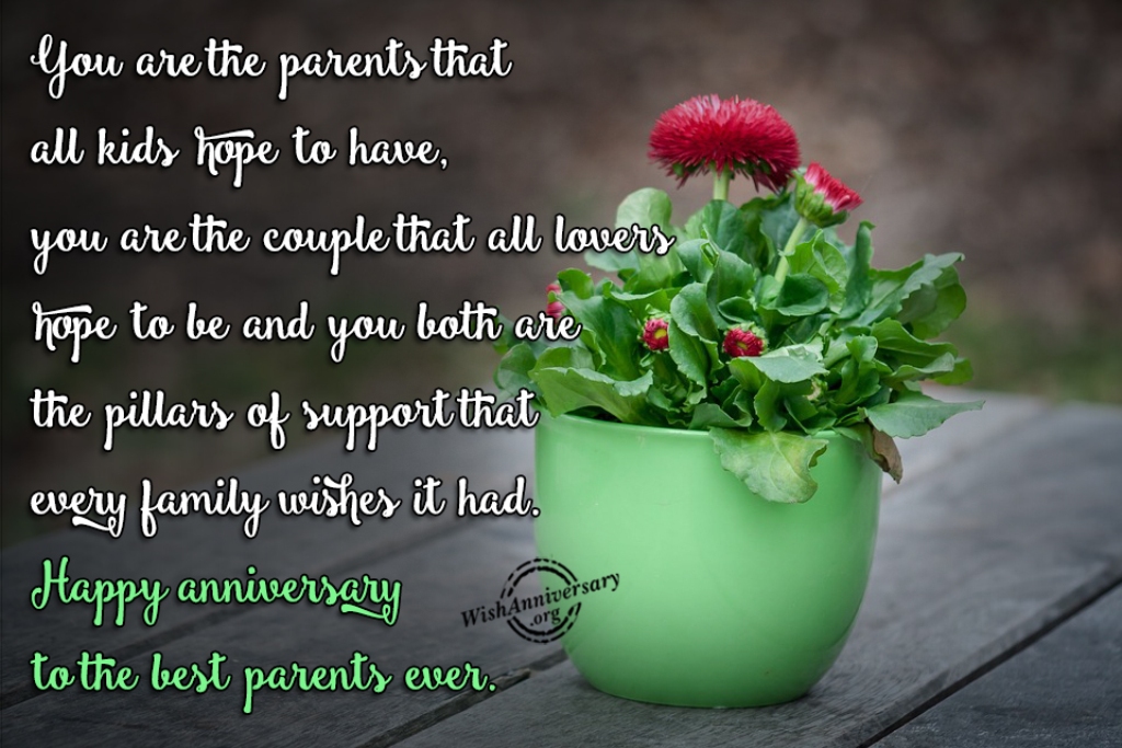 Anniversary Wishes For Parents Wishes Greetings Pictures Wish Guy