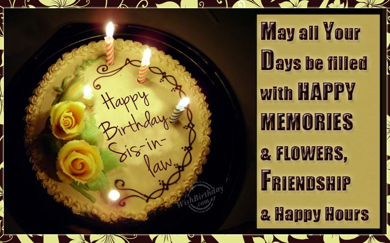 Birthday Wishes For Sister In Law Wishes Greetings Pictures Wish Guy