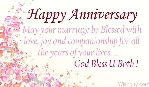 christian happy anniversary to you both