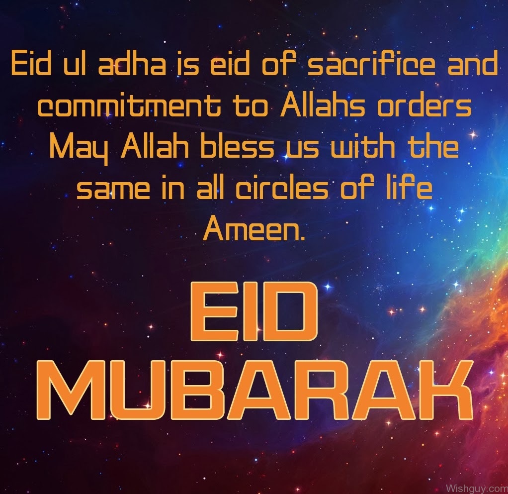 Eid Mubarak Wishes - Wishes, Greetings, Pictures – Wish Guy