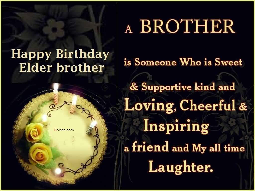 Happy Birthday Wishes For Elder Brother Images