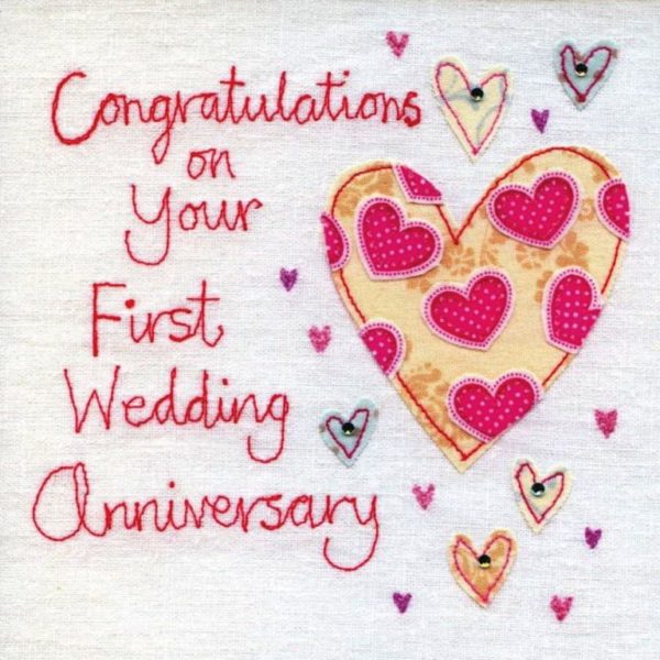 Congratulaton On Your First Anniversary