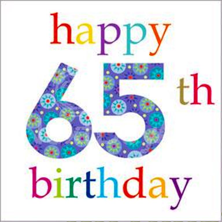 Birthday Wishes For Sixty Five Year Old - Wishes, Greetings, Pictures ...