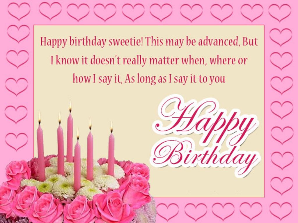 Happy Birthday Sweetie - Wishes, Greetings, Pictures – Wish Guy