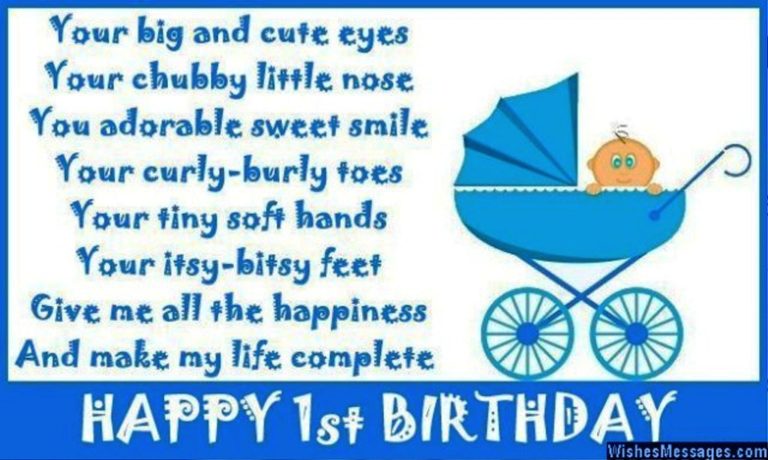 Birthday Wishes For One Year Old - Wishes, Greetings, Pictures – Wish Guy