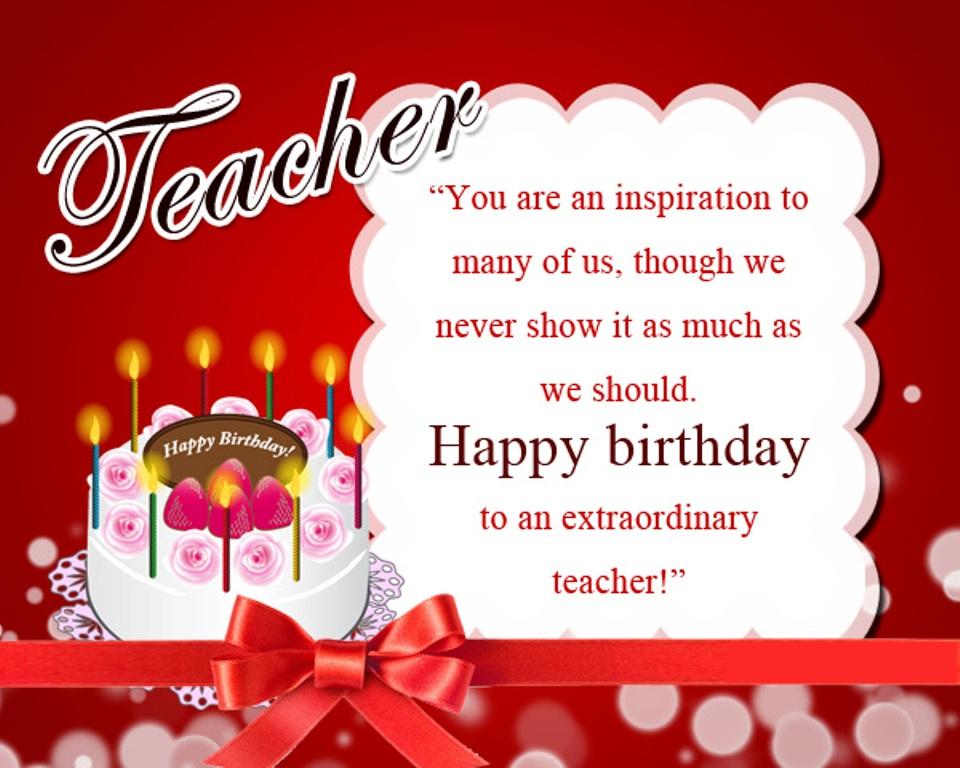Birthday Wishes To Teacher - Wishes, Greetings, Pictures – Wish Guy